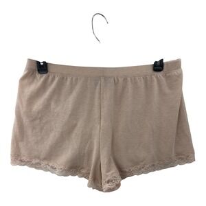INC International Concepts Intimates Lace Trim Sleep Lounge Shorts L